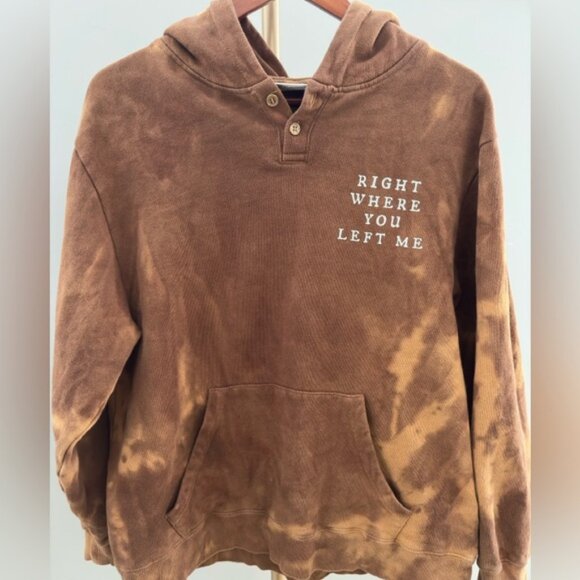 Taylor Swift “Evermore / Right Where You Left Me” Henley Hoodie – Size Medium - Picture 8 of 11